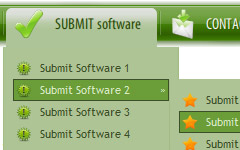 Free Download Website Templates With Submenu Flash Overlapping Popup Window