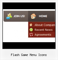 Flash Animated Menu Template CraEr Bar Navigation Flash
