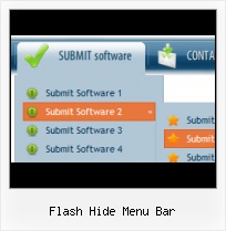 Flash Banner Menu Expanding Menus Using Flash