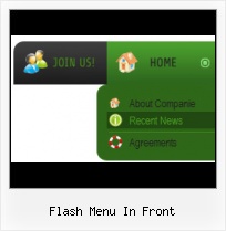 Template Flash Menu Animated Flash Menu Horizontal Slide Out