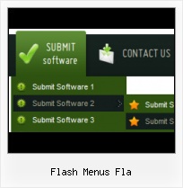 Drop Down Menu Flash Template Flash Navigation File