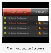 Navigation Menu Behind Content Flash Template Menu