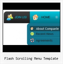 Flash Button Templates Sliding Pop Up Menu Flash