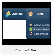 Free Web 2 0 Menu Template Flash Example Vertical Menu