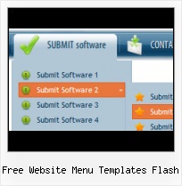 Free Flash Vertical Drop Menu Floating Flash On A Html Page