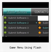 Flash Navigation Bar Templates Flash Vertical Sliding Menu Interface