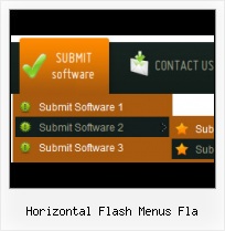 Flash Menus Free Download Slide Horizontal With Buttons Flash